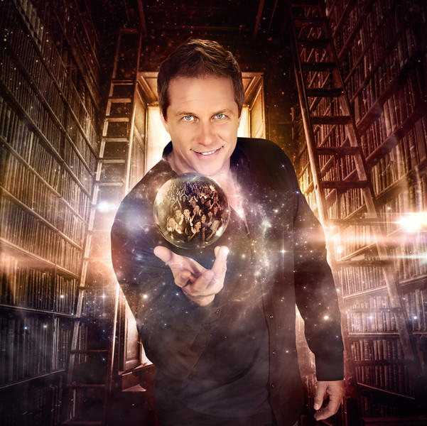 Mike Super with a crystal ball