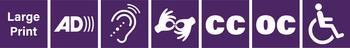 Purple Accessibility graphic icon